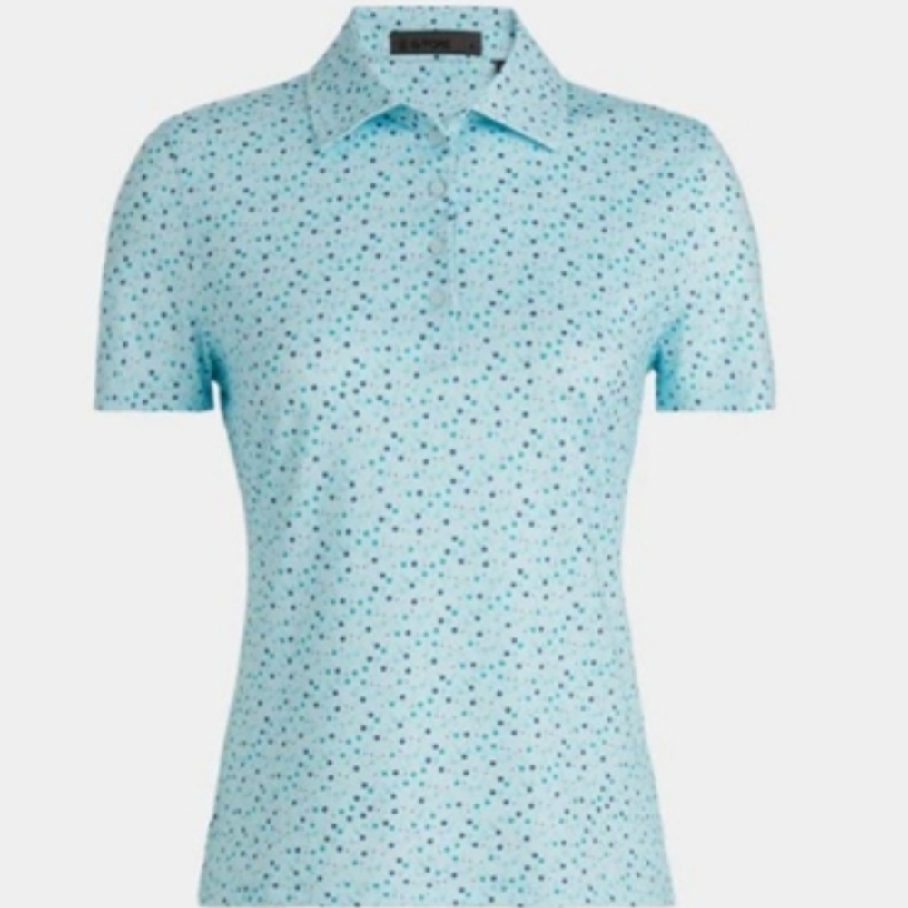 G/FORE Women's Aye Papi Jersey Polo, Daybreak Size XS